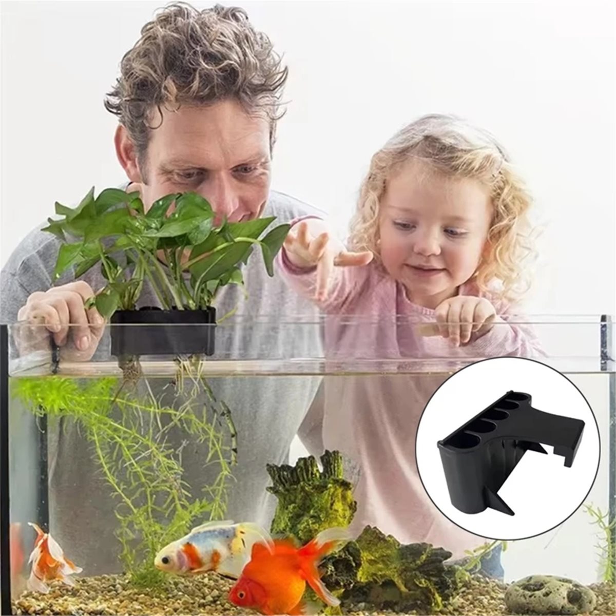 Emersed Plants Aquarium - (ABAB) Aquarium-Pflanzenhalter, Hängende Aquatische Pflanzbecher für