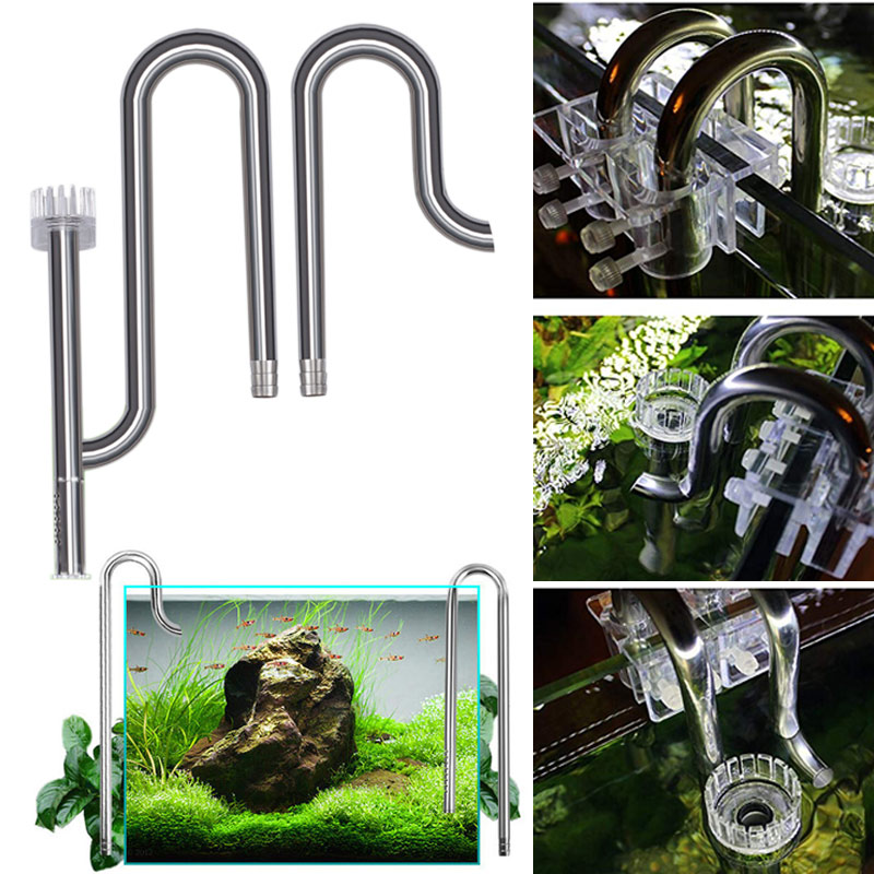 Aquarium Planted Tank Filter - Neue Fisch Tank Lily Rohr Edelstahl