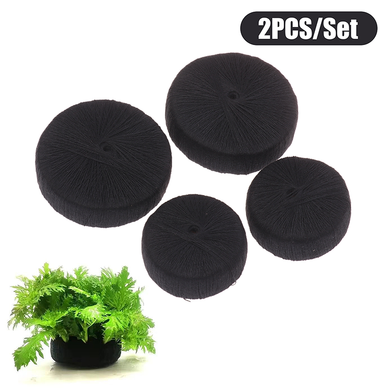 Aquarium Plant Roots - 2 Stück 5/7cm Aquarium Wasserpflanzen-Anzuchtsubstrat zum