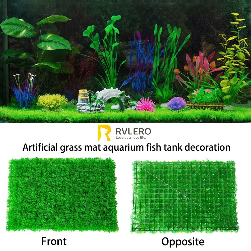 Aquarium Plant Live - Kunstrasen Rasen Aquarium Aquarium Dekoration weich