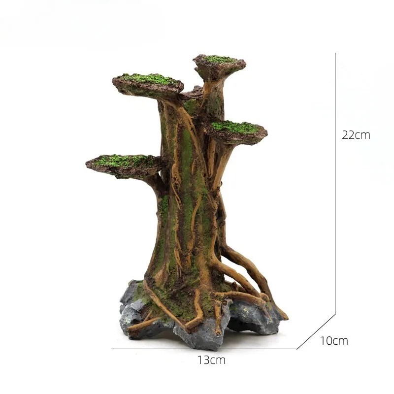Künstlicher Moosbaum-Treibholz – Aquarium Plant Roots Bewertung und Preis