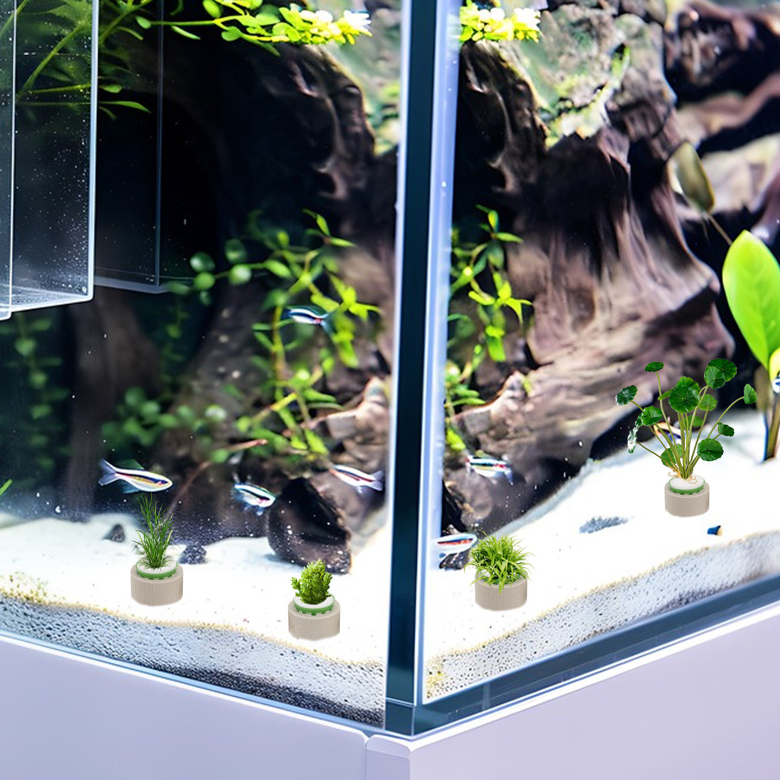 9 Stück poröse Keramik-Aquarie – Aquarium Plant Roots Bewertung und Preis