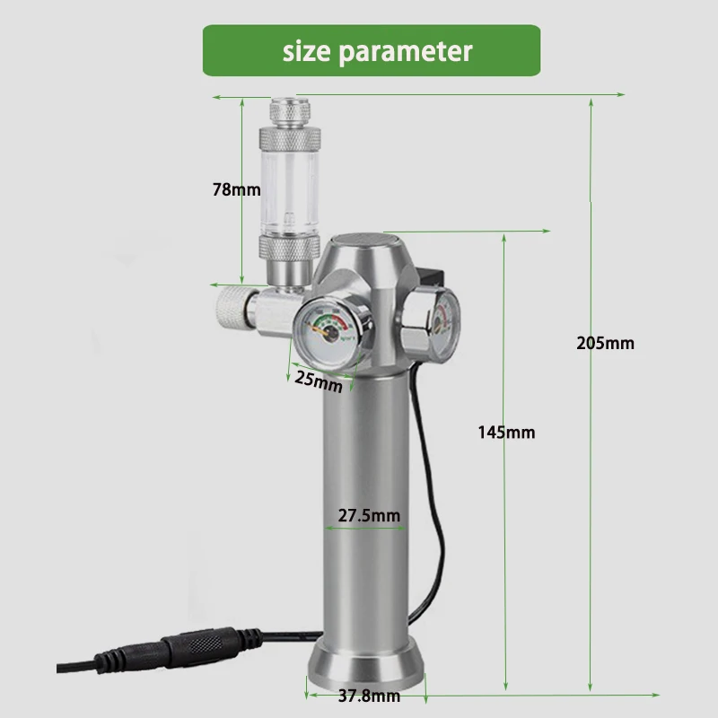Aquarium CO2-Regler Magnetvent – Planted Aquarium Co2 Bewertung und Preis